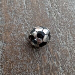 Original retired Pandora soccer ball charm